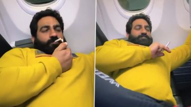 Delhi Police Registers FIR Against Social Media Influencer Bobby Kataria for Smoking on SpiceJet Plane